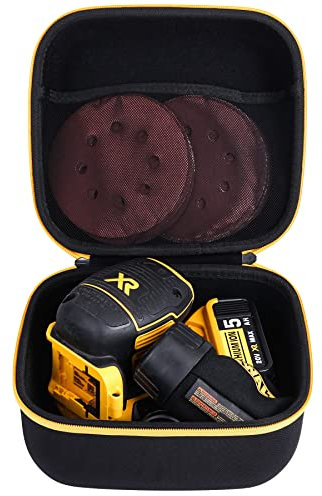 Khanka Hard Travel Case Compatible with DEWALT 20V MAX Orbital Sander (DCW210B), Case Only