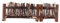 YARNOW Plotki Ogrodowe Mini Lattenzaun Holzzaun Gartenzaun DIY Holzstäbchen Holzstab für Feengarten Micro Landschaft Dekoration Ornamente Zubehör