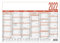 Arbeitstagekalender 2022 - A5 (21 x 14,8 cm) - 6 Monate auf 1 Seite - Tafelkalender - Plakatkalender - Jahresplaner - 904-0000: A5 6M/1S - Tafel-Kalender - Plakat-Kalender - Jahresplaner