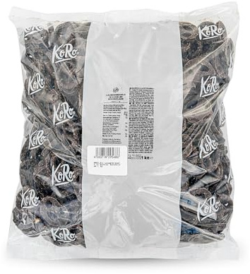 KoRo - Schokobrezeln in dunkler Schokolade | 1 kg - Vegan - Dunkle Schokolade mit mind. 47% Kakaoanteil - Ballaststoffquelle