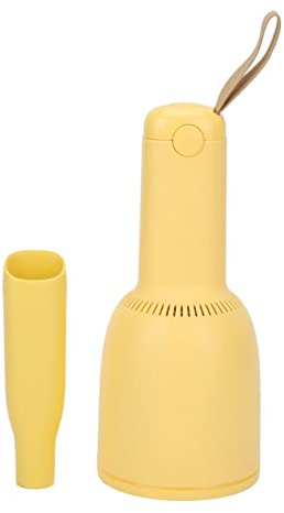 Aspirateur à Ongles, Collecteur de Poussière à Ongles Professionnel Portable Forte Aspiration de Bureau Aspirateur à Ongles Aspirateur à Ongles(Jaune)