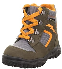 superfit Jungen Husky Schneestiefel, Grün Orange 7000, 30 EU Schmal