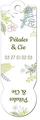 Jetons de Caddie Personnalisable en plexi. Idée Cadeau Fin d'année pour Fleuriste. Lot de 70 jetons Caddie pour Porte-clés. Plexi 2mm, 7,5X2,3cm
