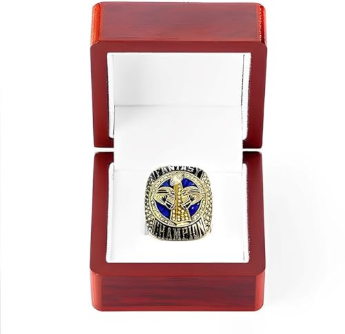 MCBEAN 2022 Fantasy Football Champions Ringe Schwerer FFL League Championship Ring Beste American Football Geschenke für Männer Vater Alumni Freunde Fans,Size11#