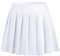 Bezioner Mädchen Tennisrock,Faltenrock mit Taschen Innenhose,Golf Skorts Plissierte Skater Sportrock Kinder Minirock Schuluniform Weiß XL(10-12 Jahre,130–150 cm)