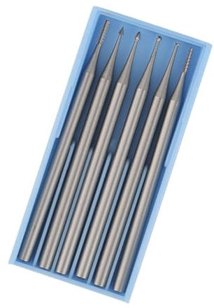 ZAWELIYO 2.35mm Tungsten Steel Micro Sculpture Knife Set Carving Knife Engraving Tool Set for Wood and Metal Carving and Grinding (Thin Set)