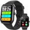 TUYOMA Smartwatch Herren Damen mit Telefonfunktion - 1,91 Smart Watches IP68 Wasserdicht Sportuhr, 24h Herzfrequenz, SpO2, Schlafmonitor, SchrittzäHler, 100+ Sportarten, Spiele für Android IOS