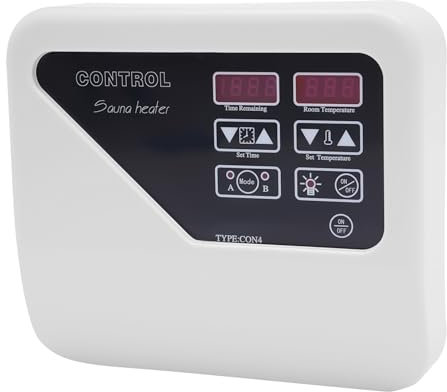 Controllo sauna da 3 – 9 KW. Controller digitale per forno esterno sauna con 2 modalità di lavoro e protezione contro il surriscaldamento