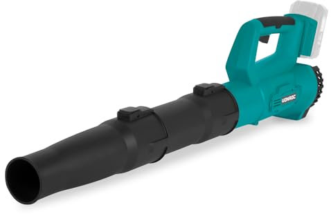 VONROC Soffiatore Assiale a Batteria VONROC 20V - Potenza 129 km/h, Volume d’Aria 7 m³/min, Leggero e Versatile, Senza Batteria