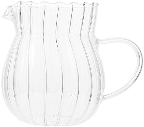 SHOWERORO Petit Pot à Lait Verre Transparent Pour Café Et Maison Récipient Lisse Polyvalent Pour Sauce Thé Et Boissons Chaudes Ou Froides Contenant Pratique Et Facile à Nettoyer Cadeau