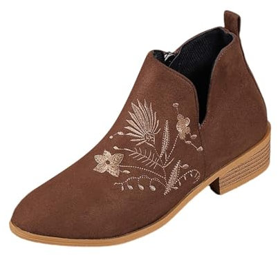 DKLOVIFU Boots Damen Schwarz Stiefeletten Damen Chelsea Boots Damen Springerstiefel Damen Damenboots Schwarz Stiefeletten Damen Schwarz Lack Damen Stiefeletten Schnürung