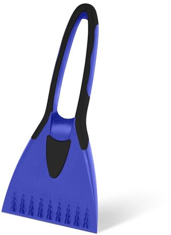 WINSOME Ice Scraper for Car Windscreen | Soft Grip Car Window Scraper & De-Icer | Plastic Ice Car Screen Scraper for Trucks, Vans & SUVs | Snow Scraper for Car Windscreen