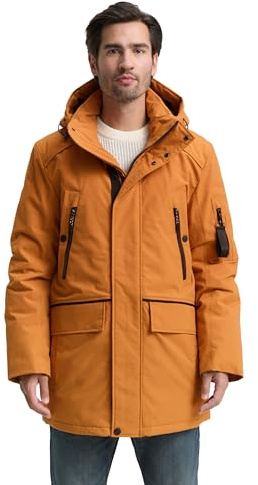 TOM TAILOR Herren 1047040 Arctic Parka mit abnehmbarer Kapuze (1er Pack)