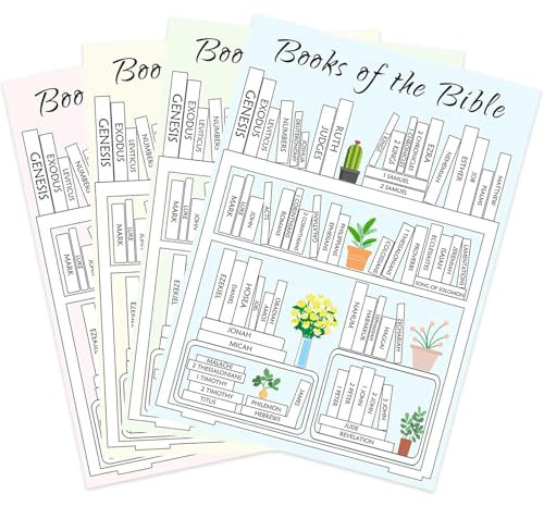 Calkkrer 4 Stück Bibel Sticker Set, Schreibbare Aufkleber, Ideal Für Christliche Geschenke Und Bibel Zubehör, Inspirierende Deko Für Bible Journaling
