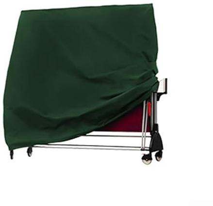 Oniissy Outdoor-Tischtennis-Tischtennisplatte, wasserdicht, strapazierfähiges Oxford-Gewebe, Schutzhülle, wetterbeständig, für Tischtennisplatten, 165 x 70 x 185 cm (Grün)