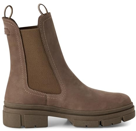Womens Leather Classic High Pull-On Chelsea Ankle Boots