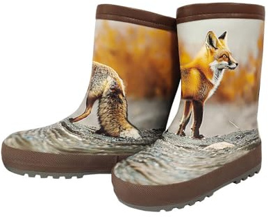 maximo Gummistiefel Fuchs Fotoprint, Reflekt 3M, Winterfutter