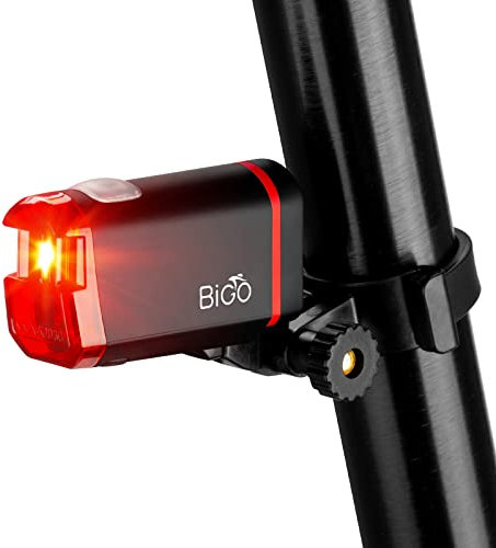 Fahrrad Rücklicht, StVZO Zugelassen Ultra Hell Fahrradrücklicht LED USB Aufladbar, IP65 wasserdichte Fahrradlampe Aufladbar für Radfahren