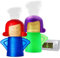 Abnaok Microwave Cleaner, 2 PCS Angry Mama Microwave Cleaner Microwave Oven Steam Cleaner Easily Clean in Minutes Cleans Add Vinegar and Water for Home or Office with English Manual