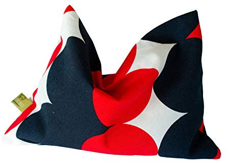 Miniblings Kräuterkissen Schlafkissen Erkältung 21x16cm Herz Rot Schwarz Weiß