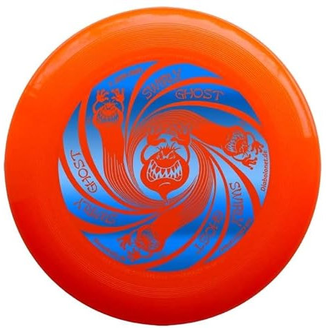 Discraft Ultrastar Orange Ultimate Frisbee Ultra Star - Swirly Ghost Blau 175g