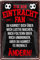 Blechschilder ICH BIN Eintracht Fan Metallschild für Fußball Begeisterte Dekoschild Geschenkidee 20x30 cm