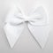 Italian Options Large Grosgrain Ribbon Bows Self Adhesive 6-Piece Pack, 10 cm Bow Width, White