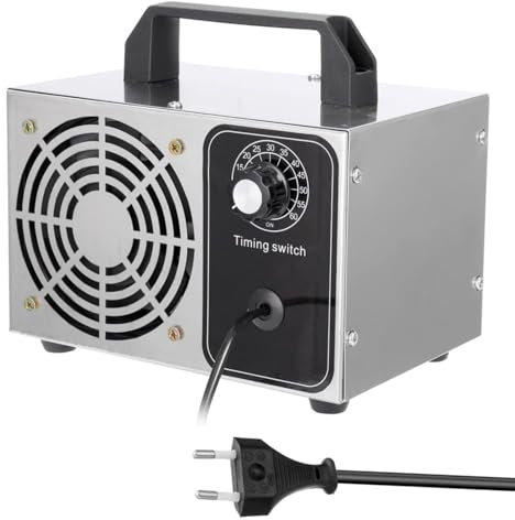 Geevorks Generador de ozono profesional 32000mg/H, ozonizador purificador de aire 220V ozonizador para ambientes, para máquina de ozono para el hogar y el coche