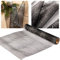 alles-meine.de GmbH Tischläufer/Tischdecke - Glitzer & Silber + schwarz - 4 Rollen - JE 30 cm x 500 cm - Weihnachten - Deko Stoff - Dekostoff - Metall - festlich Weihnachtsdeko..