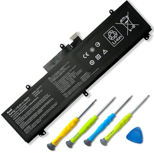 ASODI C41N1837 76Wh Laptop Battery Compatible with Asus Rog Zephyrus GA502 GA502D GA502DU GA502GU GA502IV GU502 GU502DU GU502GV GU502LU GU502LV GX532GV ProART STUDIOBook 15 H500GV Series 4ICP4/59/134