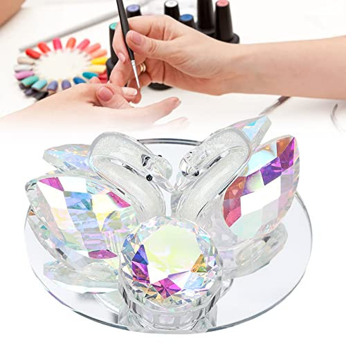 Nail Art Dappen Dish, Nail Pen Holder Nail Art Acrylic Liquid Powder Dappen Dish Home Nail Crystal Bowl Glass Nail Cup Nail Crystal Bowl Exquisite Elegant Glass Acrylic Liquid Cup Holder Photography