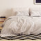 Emma Essentials Mikrofaser Bettwäsche mit 1 Bettbezug 135x200 cm und 1 Kissenbezug 40x80 cm, 2-teilig, Hellgrau