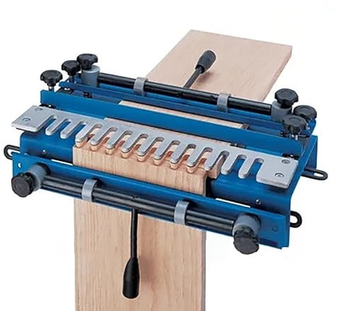 ZHELLY Qualitätswerkzeuge 300 mm / 12 Zoll Holzbearbeitungs-Schwalbenschwanz-Maschine Holz-Schwalbenschwanz-Vorrichtung, tragbare Maschine, halbdurchlässiges Druckguss-Verbindungsstemmwerkzeug