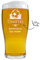 KDO MAGIC - Verre à bière personnalisé - Personnalisable avec un texte - 570 ml - Plusieurs modèles de gravure - Idée cadeau homme, fête des pères, papa, anniversaire (Modèle Foot)