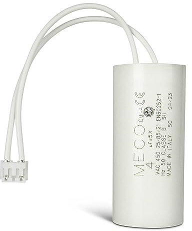 Condensateur 4 µF Spécial volet roulant BUBENDORFF à 2 fils + connecteur - GARANTIE 2 ans