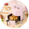Friteuse À Air Domestique Petit Four Intelligent sans Huile De Grande Capacité De 3,7 L, Friteuse À Air Domestique Multifonctionnelle Fonctionnement À Double Bouton (Color : Rose, S : 3.7L)