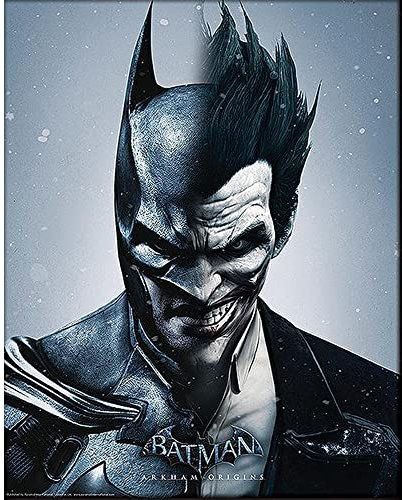 Batman Arkham 3D-Linsenraster-Poster, 25,4 x 20,3 cm, lose