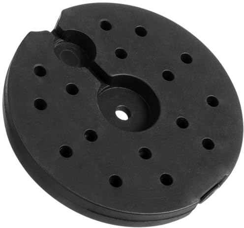 HOLIDYOYO Attacco Lampada in Metallo 19X19X0.8 Pollici Base Pesante Per Lampada Da Terra E Lampada Da Scrivania Base Stabile Peso Di Ricambio Per Supporto Lampada Fai Da Te Accessorio