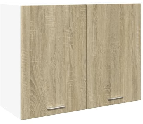 vidaXL Hängeschrank Lyon Sonoma-Eiche 80x31x60 cm Holzwerkstoff