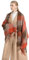Miss Lulu Damen-Schal, lang, weich, warm, Schottenkaro, Wolle, gedrehte Fransen, Stola, L