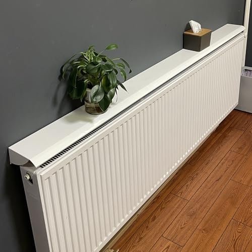Vintage Extra Long Radiator Shelf for Old Radiators Easy Fit Plant Shelf Vertical Vented Top Cover 200CM