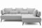 Friderik Giotto Ecksofa elektrisch verstellbare Sitztiefe 242 cm Elfenbein (Loop 16, Rechts)