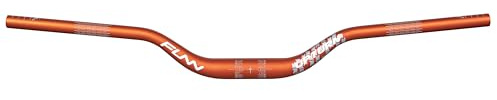 Funn Upturn Riser Lenker, Klemme 35mm, Breite 800mm, Rise 55mm (Orange) | dreifach konifiziert, AL6061 und AL6066, aufrechte Geometrie, Markierungen für Schalt- und Bremshebel, für MTB und BMX