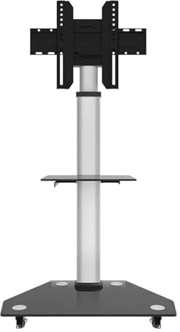 POLGDW Mobile TV Cart, Rolling tv Stand, Mobile tv Stand Television Stands On Wheels, TV Riser TV Mounts, Stands & Turntables, Office Home Trolley Floor Bracket(