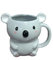 Simpatica tazza in ceramica a forma di koala, 350 ml, tazza da caffè a forma di animale per tè, bevande calde e regali