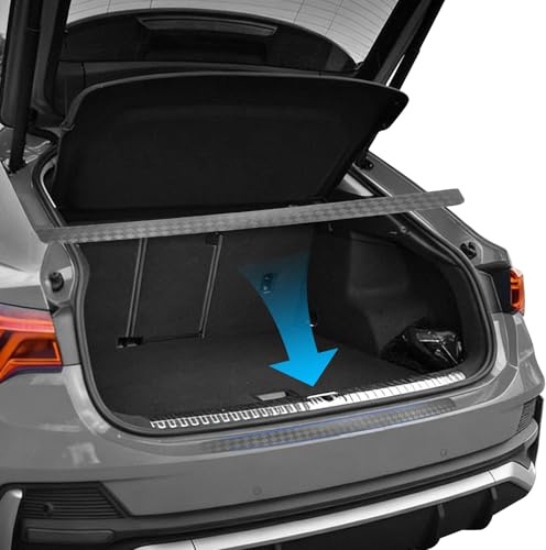 SHAOHAO Kompatibel mit Audi Q3 F3 Sportback 2019-2026 Stoßstangenschutz Kratzschutz Lackschutzfolie ladekantenschutz Kofferraum Schutz TPU Kohlefaser Audi Q3 Zubehör