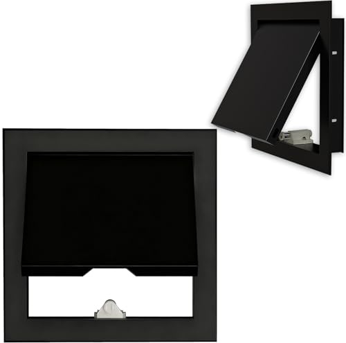 Panneau de portes d'accès en alliage d'aluminium pour cloison sèche pour mur et plafond, électrique et plomberie, couvercle décoratif à ventouse magnétique pour plafond