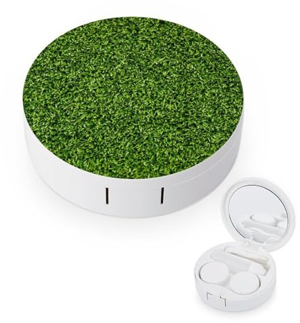 fkgvwo Contact Lens Case Lawn Contact Lens Box Travel Kit Portable for Travel & Home