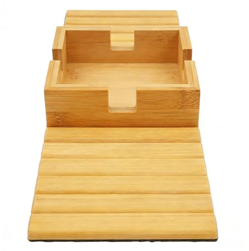Ceprznvey Sofa Organizer - Foldable Couch Cup Holder Tray | Anti Slip Armrest Table for Dorm, Bedroom, Living Room to Hold Snacks, Drinks, Cellphones, Tablets, Books, Remotes and Gadgets Conveniently