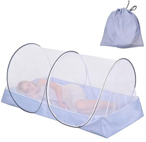 Moustiquaire pliable Pop Up - 200 x 100 x 73 cm - Pour protéger efficacement les moustiques - Pour enfants, bureau, camping en plein air